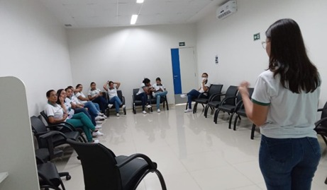 Policlínica de Goianésia realiza treinamento sobre desinfecção e manejo de perfurocortantes